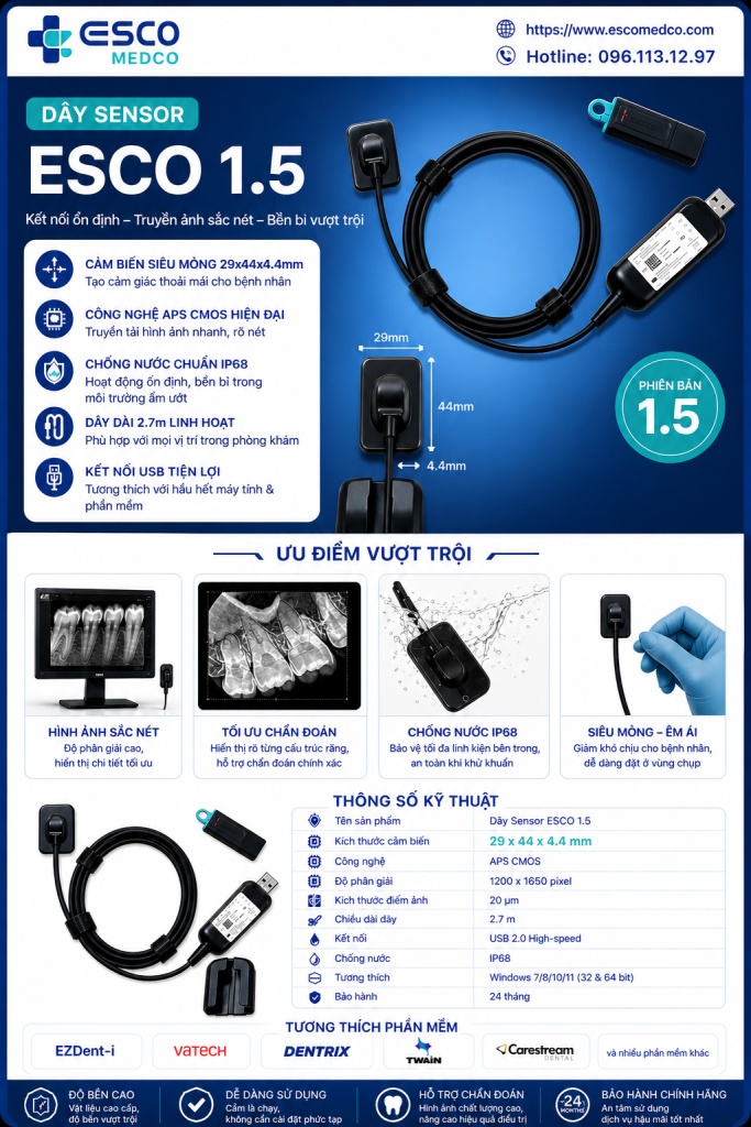 sensor nha khoa Esco 1.5