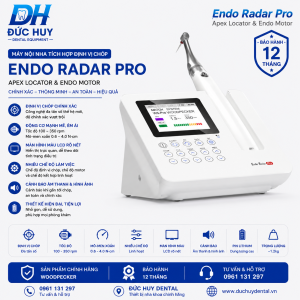 Máy nội nha Woodpecker ENDO RADAR PRO tích hợp định vị chóp