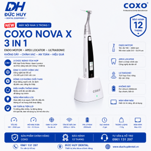 Máy nội nha COXO C-SMART NOVA X tích hợp rung rửa nội nha